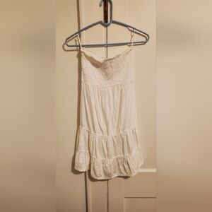 Express Baby Doll Strapless Mini Dress